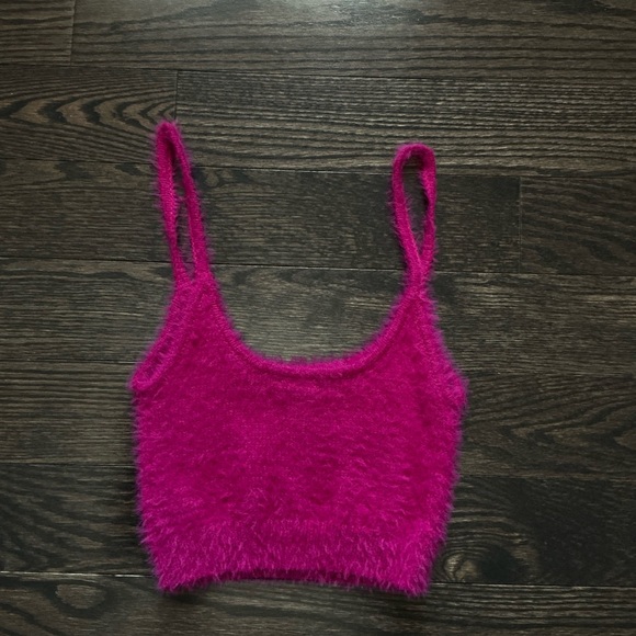 Garage Vibrant Fuchsia Fuzzy Top - Picture 3 of 3